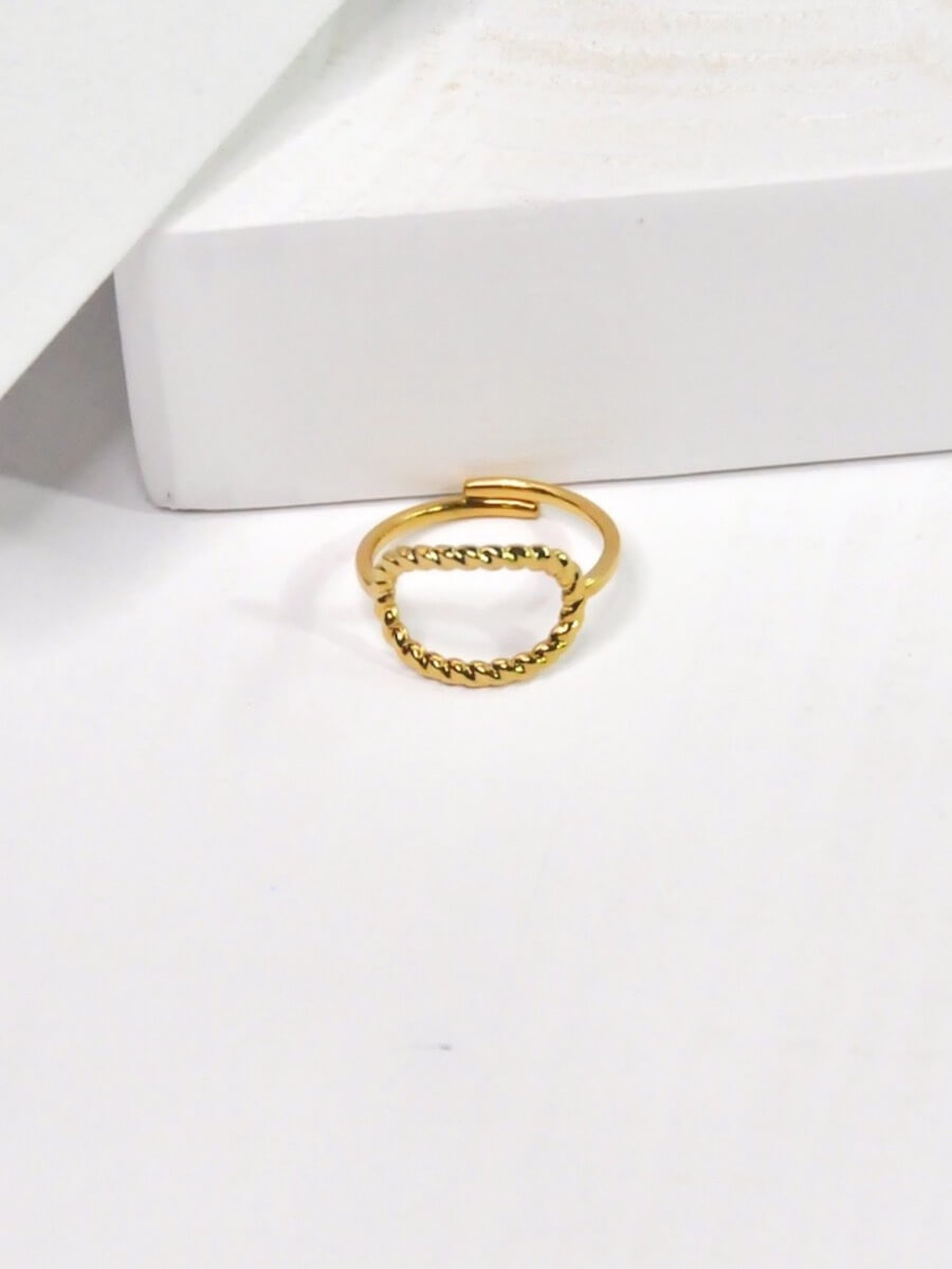 Twisted Steel Ring