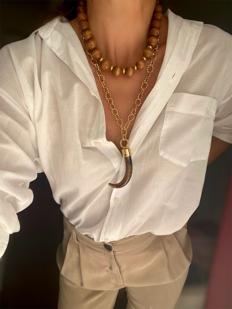 Statement Tooth Necklace