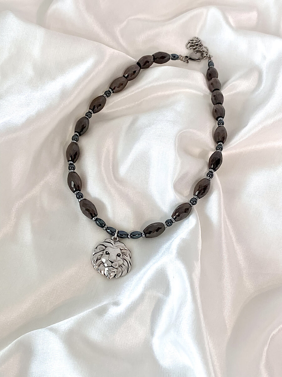 Lion Beaded Necklace
