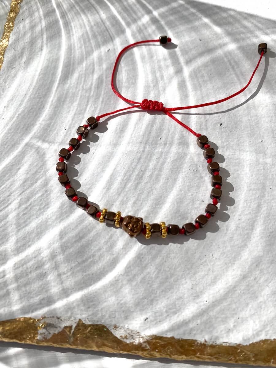 Buddha Hematite Bracelet