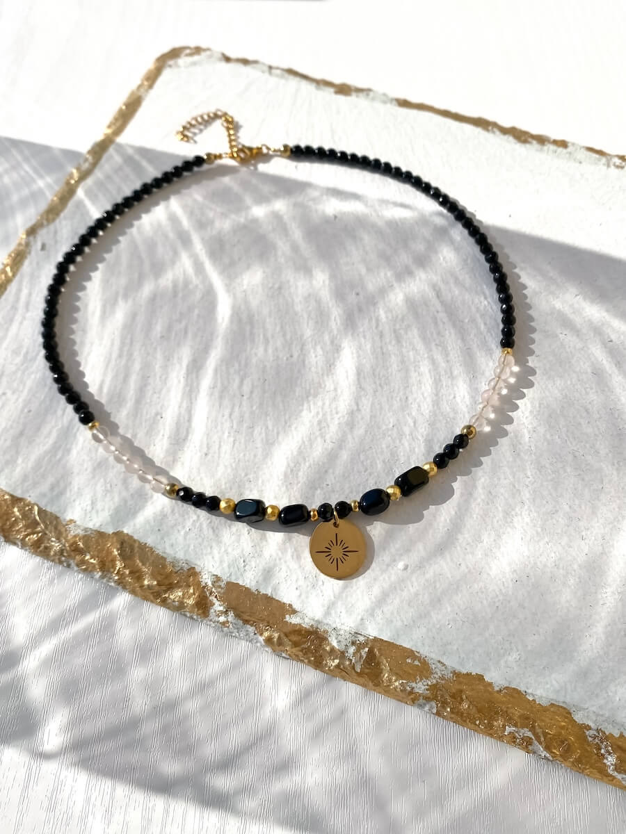 North Star with Onyx Necklace