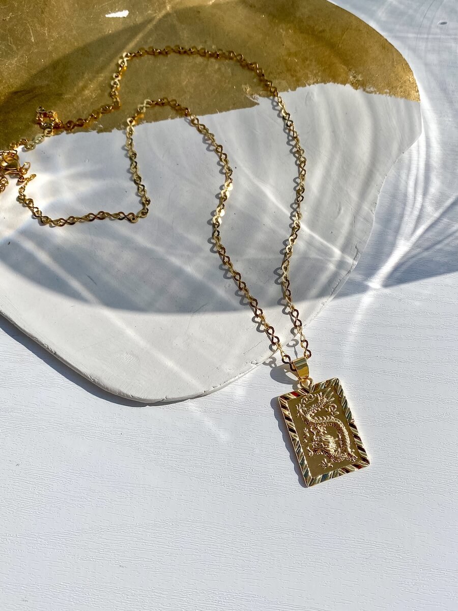 Dragon Chain Pendant Necklace