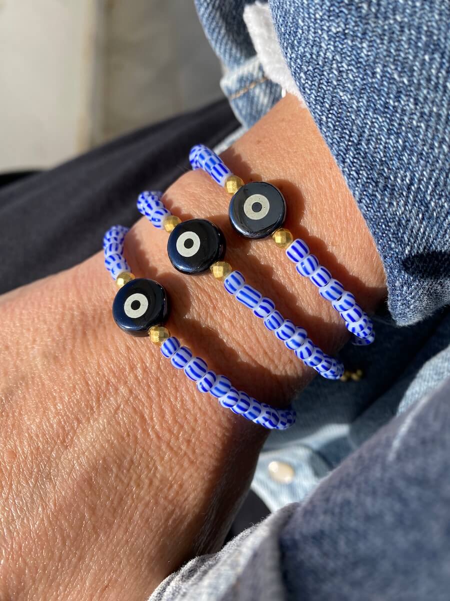 Grecian Evil Eye Bracelet