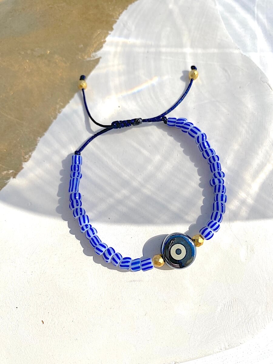 Grecian Evil Eye Bracelet